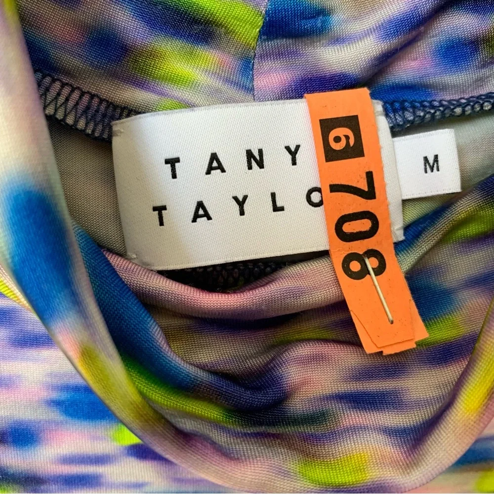 SIZE M TANYA TAYLOR ADONICA MULTICOLOR LONG SLEEVE - Picture 9 of 12